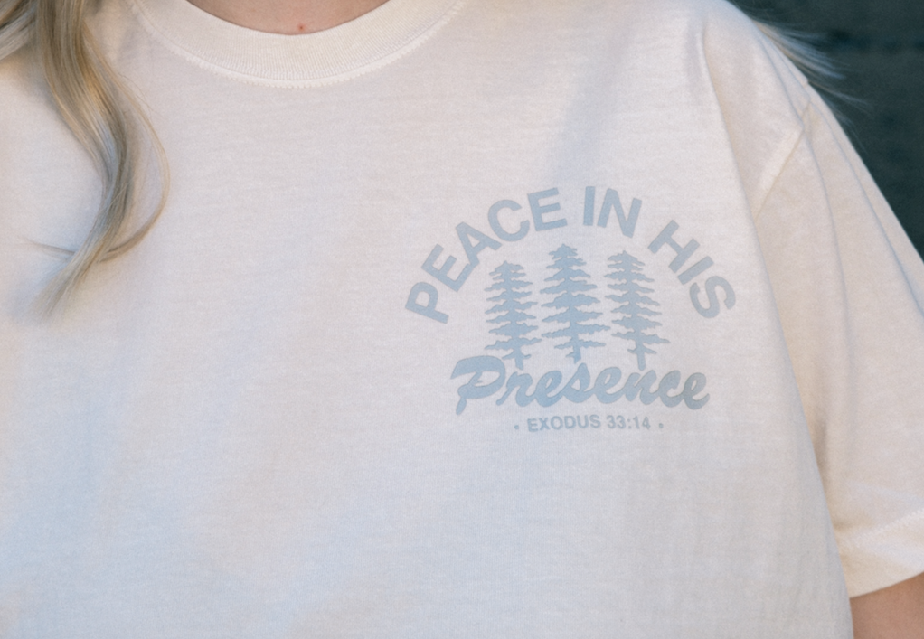 Peace In His Presence Cropped Tee