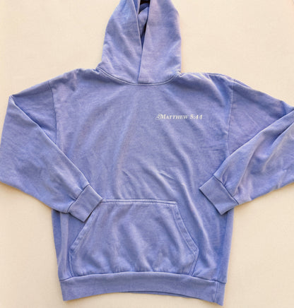 "Love Your Enemies" Arctic Blue Hoodie